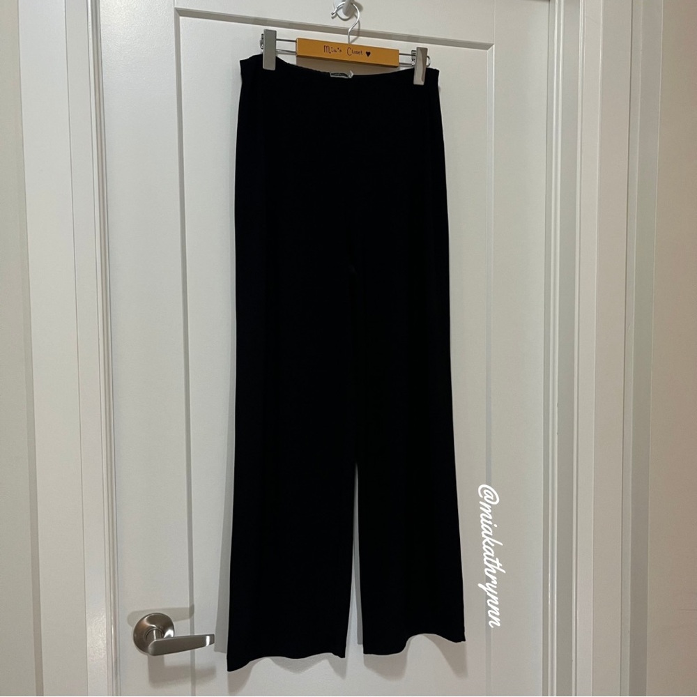SYMPLI - Elastic Waist - Straight Leg Stretchy Trousers - Women’s 10
